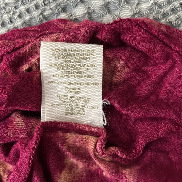 Free People Tie Dye style tank - slightly sheer - Picture 6 of 6